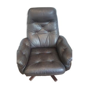 Fauteuil en cuir années
