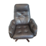 Fauteuil en cuir années 60 G.Mobel Suède