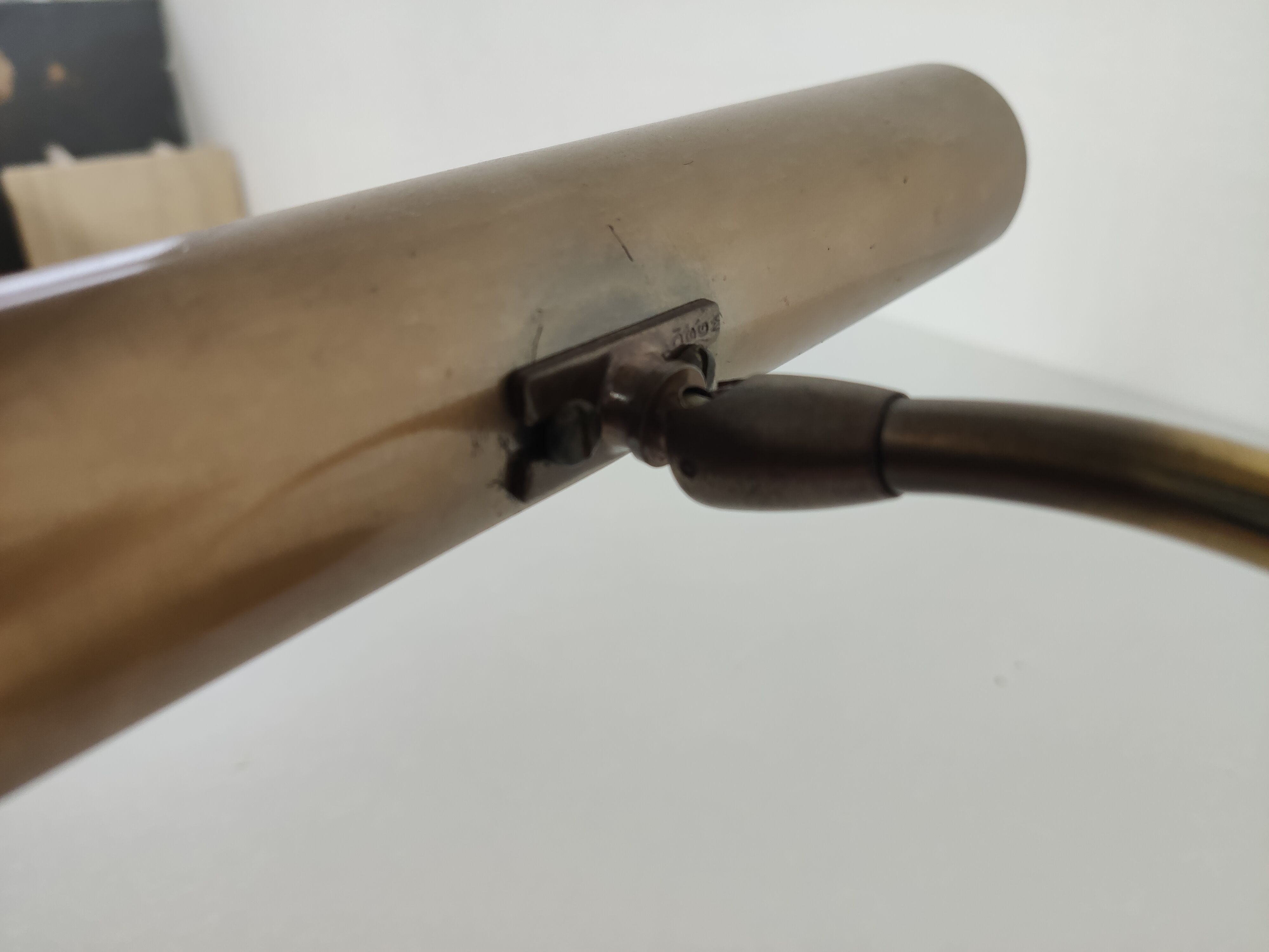 OMI DGBM 50/60s brass desk lamp