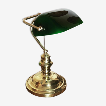 Lampe notaire verte