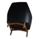 IB Kofod-Larsen leather oak easy chair | OPE Sweden | 1960s