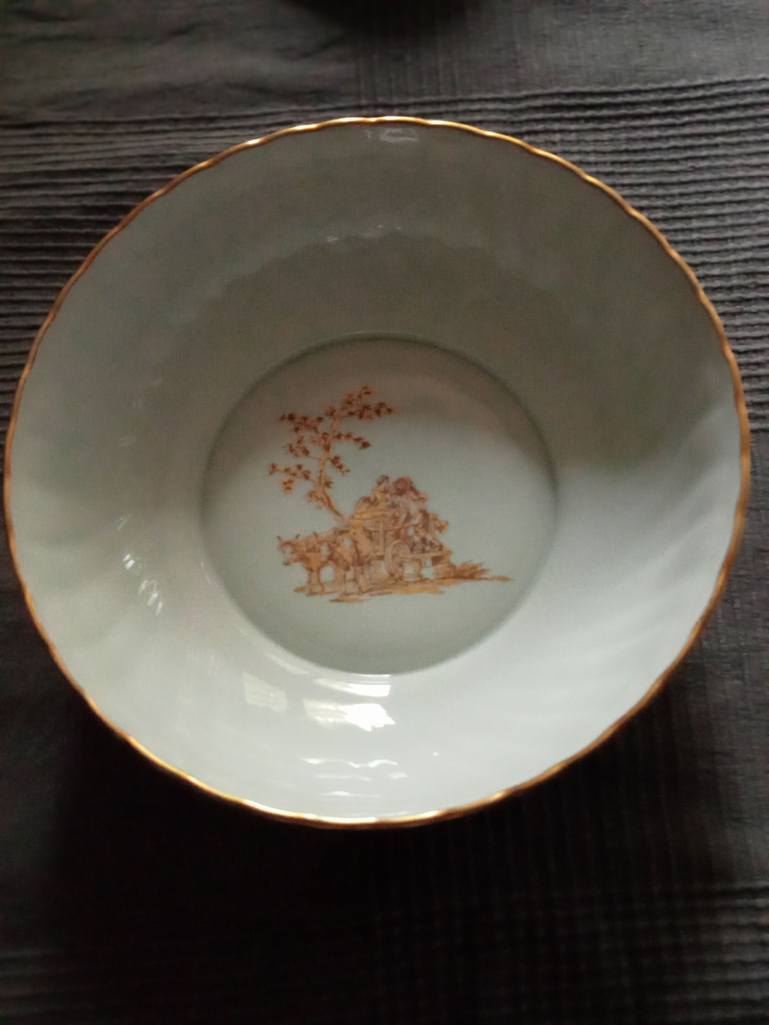 Limoges porcelain salad bowl
