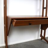 Vintage 1960s open shelf/bookcase/storage unit with 1 drawer, 3 shelves
