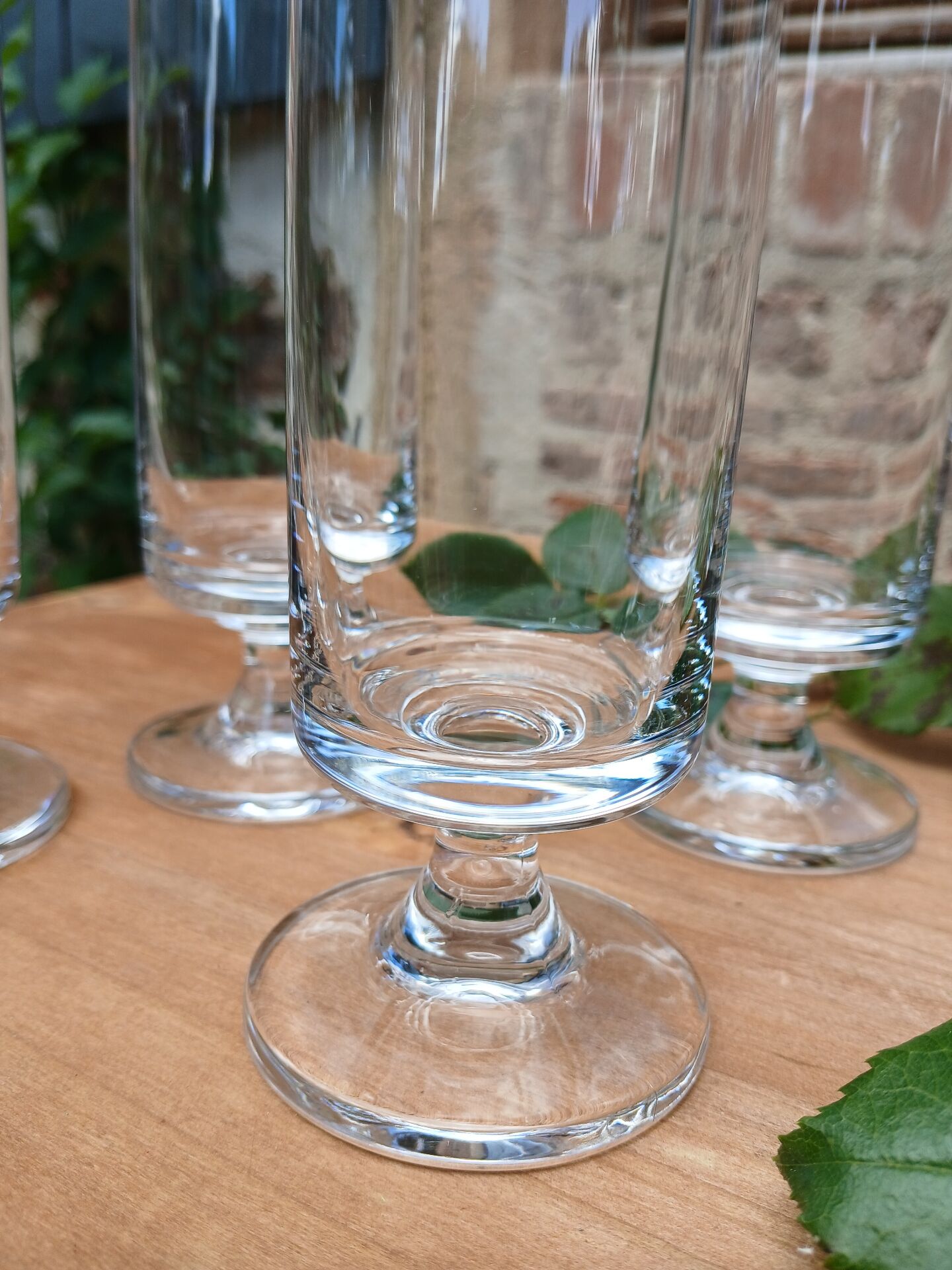 4 flûtes à champagne vintages