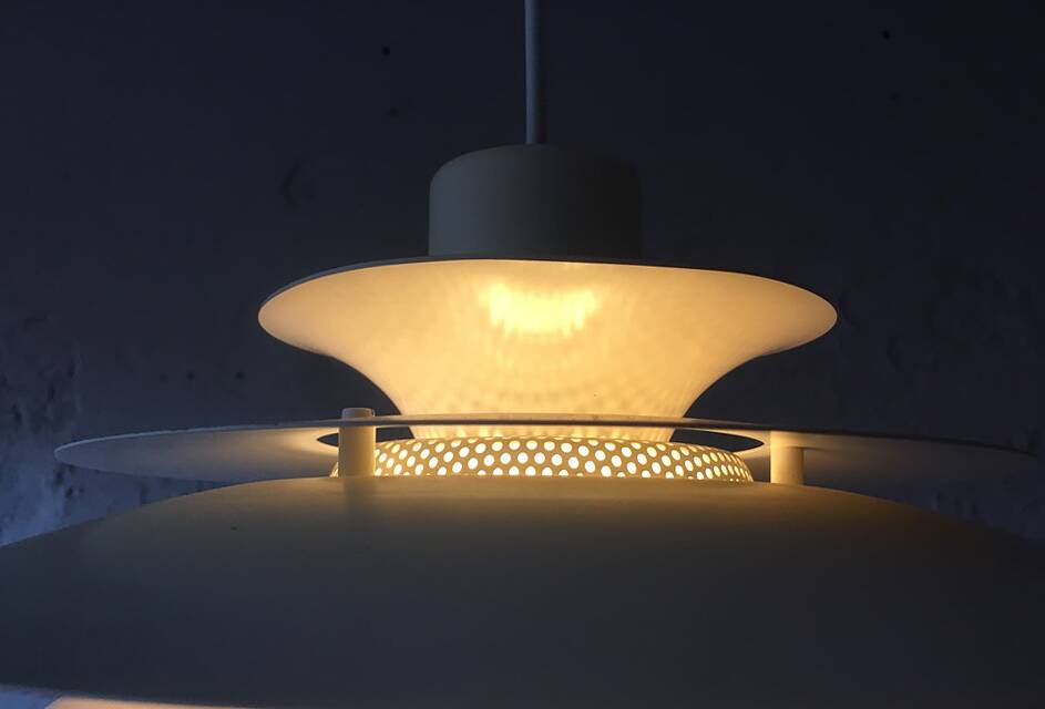 Danish layered lamp, 1970s