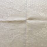 Damask tablecloth 190 x 240 peas and flowers