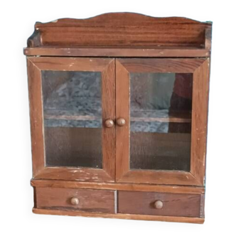 Solid wood cabinet showcase miniature collection