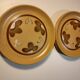 Set of 6 plates house art Sarreguemines