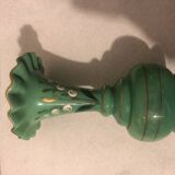 Vase opaline vert