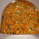 Lampara by Vidrio Millefiori, Peill & Putzler, Mid-century, Naranja, 70's –