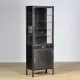 Polished iron medicine cabinet, 1950s