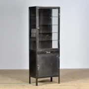 Cabinet de médecine en fer poli, années 1950