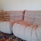 Two corner chairs Togo by Michel Ducaroy