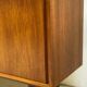 Danish teak sideboard with two sliding doors and 4 central drawers