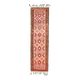 1970s Vintage Turkish Hand-Knotted Wool Cotton Red Runner Rug 94x347