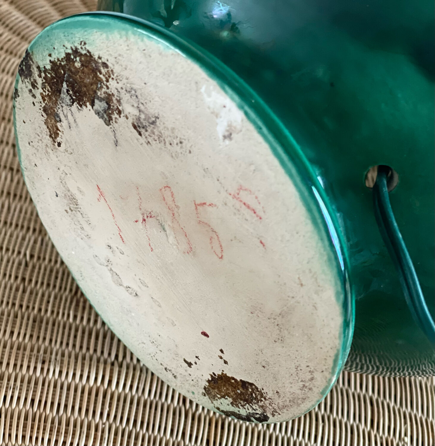 Antique ceramic lamp
