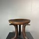 Handmade midcentury African tribal Jimma or Oromo tripod stool side table