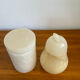 Duo de boîtes, bonbonnières vintage en albâtre