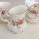 Royal Albert Porcelaine anglaise lot de 2 tasses , soucoupes et pot à lait