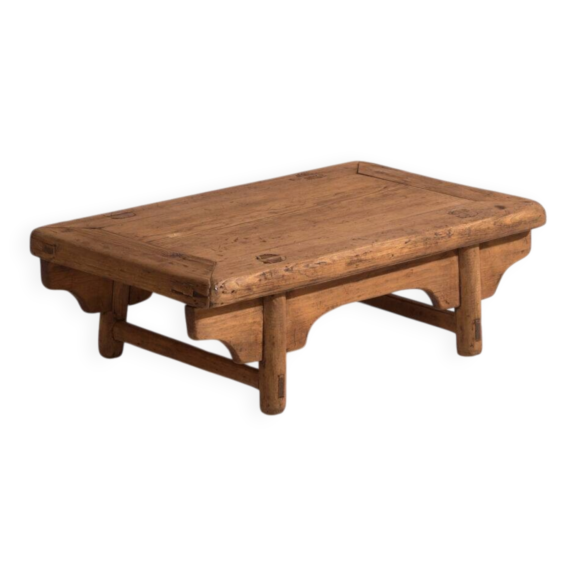 Antique Chinese kang coffee table – Primitive Chinese side table – circa 1900 #11