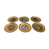 Set of 6 plates vatican