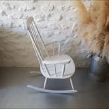 White vintage rocking-chair