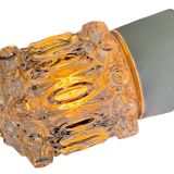 Vintage White Porcelain Wall Light, 1970s