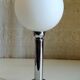 Bauhaus table lamp in metal and opaline globe - 1930s/40s