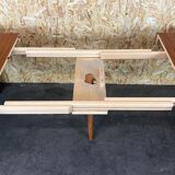Teak dining table danish design, 60s 70s