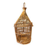 Old wicker bird cage