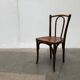 Art Deco curved wooden café chair, 1930s