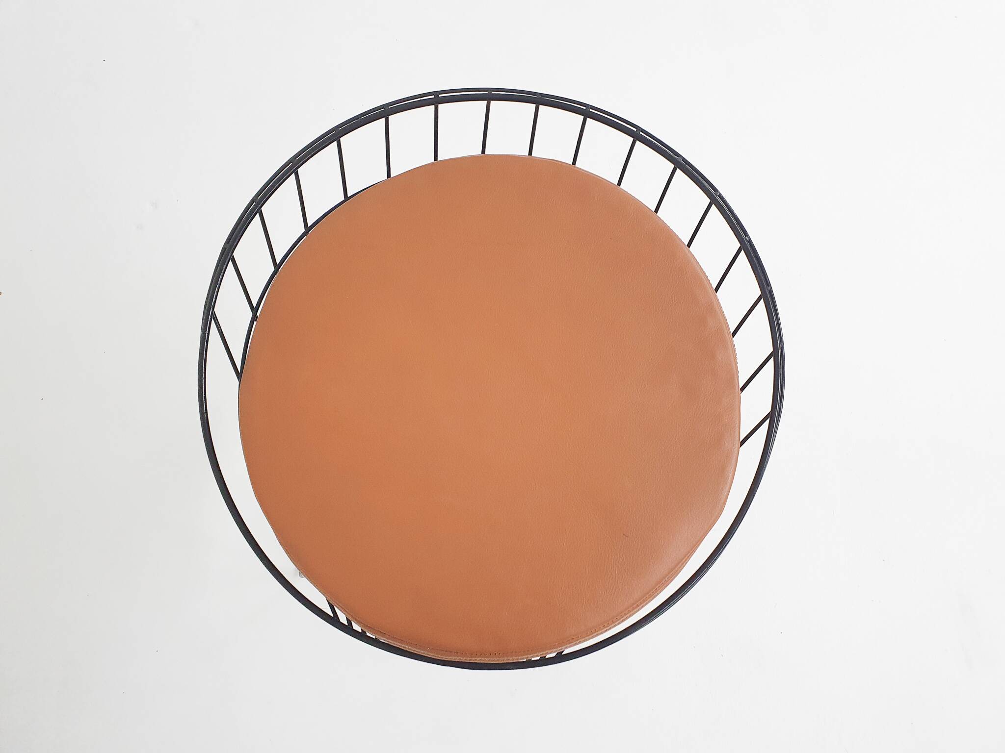 Cees Braakman for Pastoe KM05 metal wire stool, The Netherlands 1958