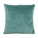 Housse de coussin velours celadon