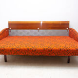 Canapé-lit pliant du milieu du siècle, années 1960, Tchécoslovaquie