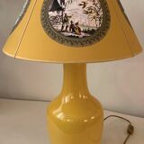 Yellow lampshade