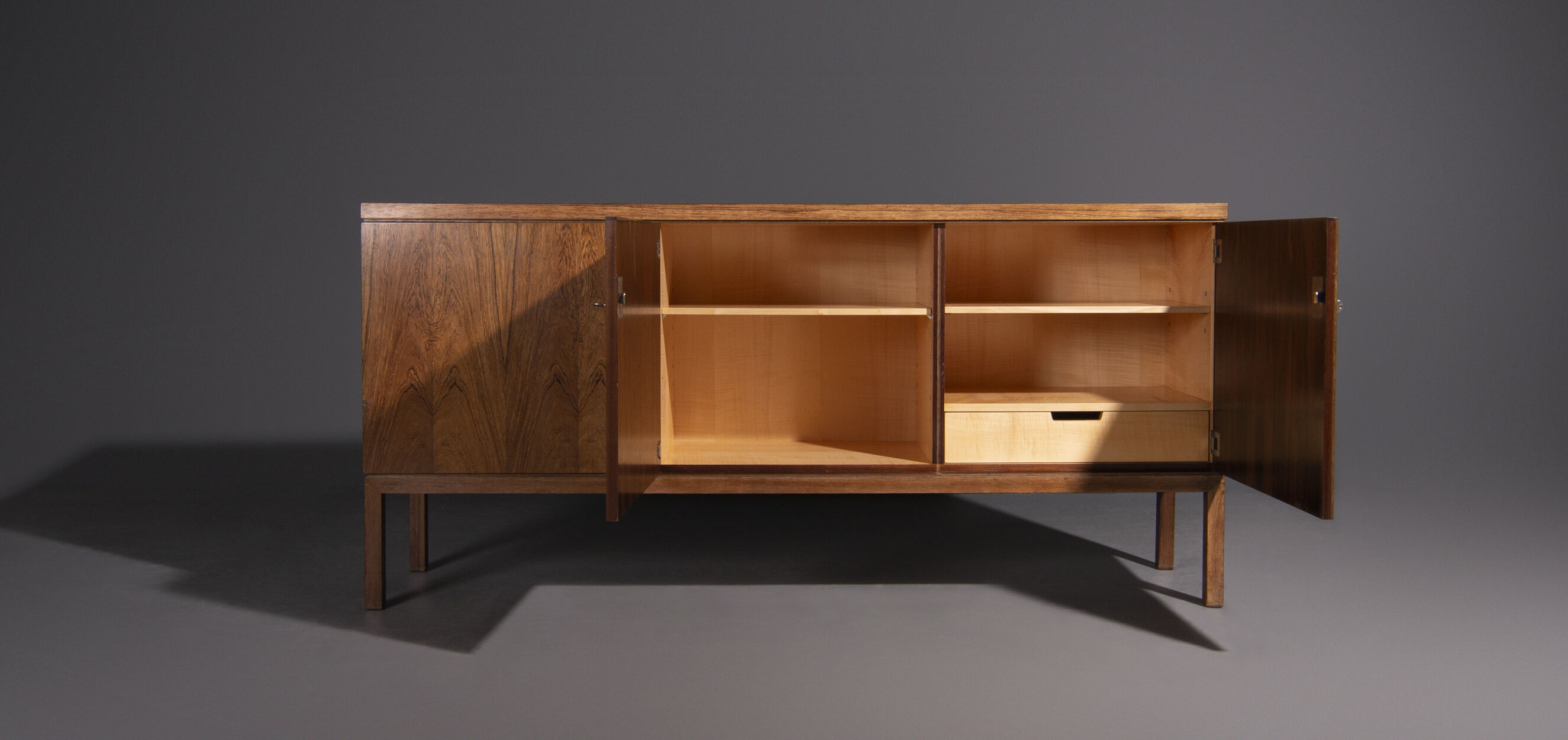 Rosewood sideboard produced in Germany