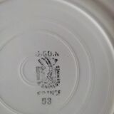 9 assiettes plates Digoin