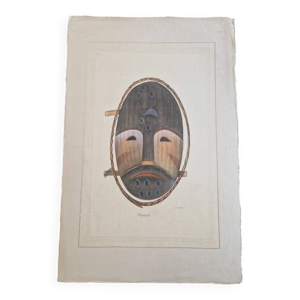 Dessin à l'aquarelle - soie
