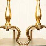 Pair of gilded metal channels