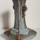 Chinese bottle soliflore vase with flambé enamel