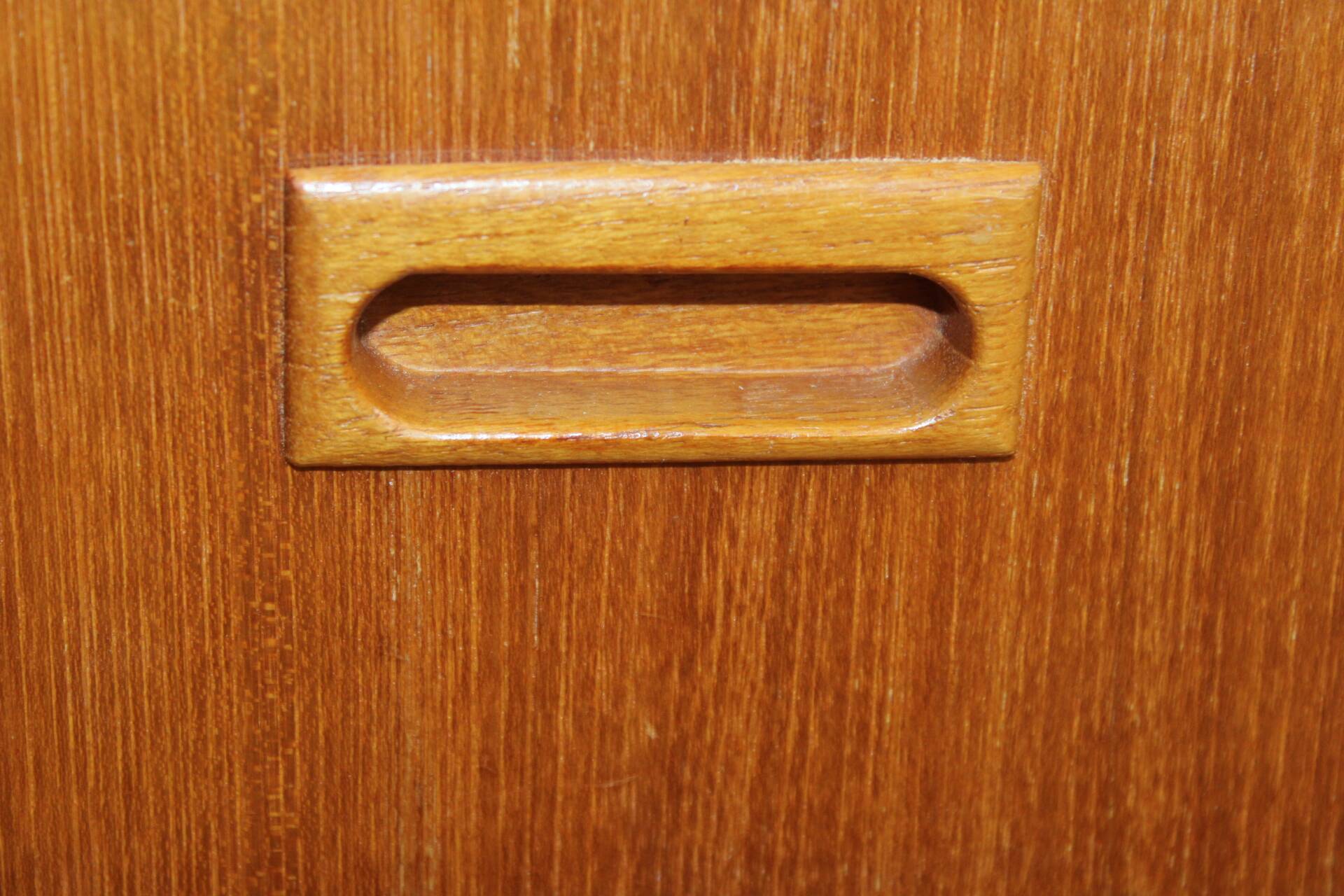 4-drawer chest of drawers in teak 1960 Denmark