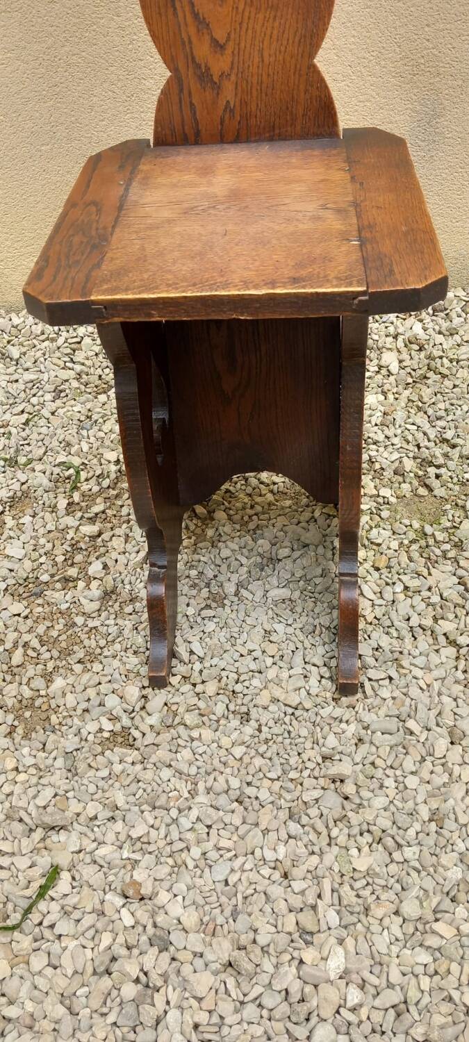Rare 19th century oak Lorraine chair