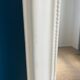 Antique Louis-Philippe beaded mirror, mercury glass