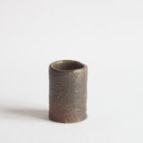 Brown ceramic vase by Paul Envalds for Arabia Finland 1960/1970