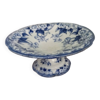 "Flora" fruit bowl Creil and Montereau