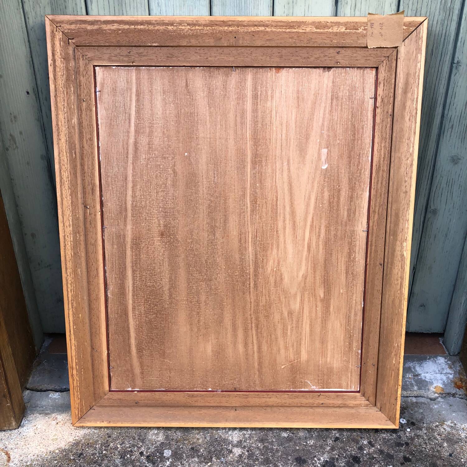 Framed abstract painting