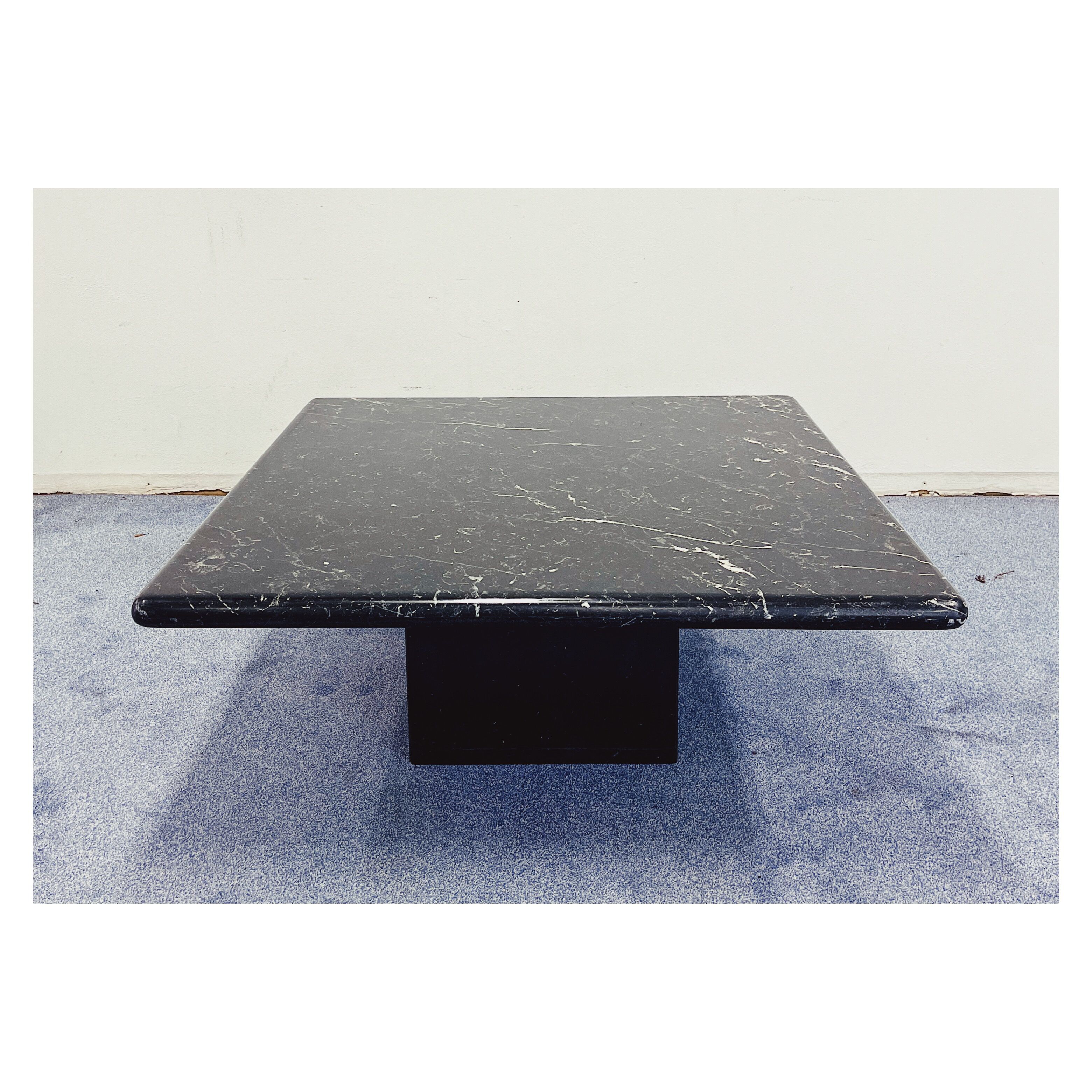 Marble Coffee Table Black