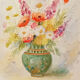 Aquarelle originale Louise Picard