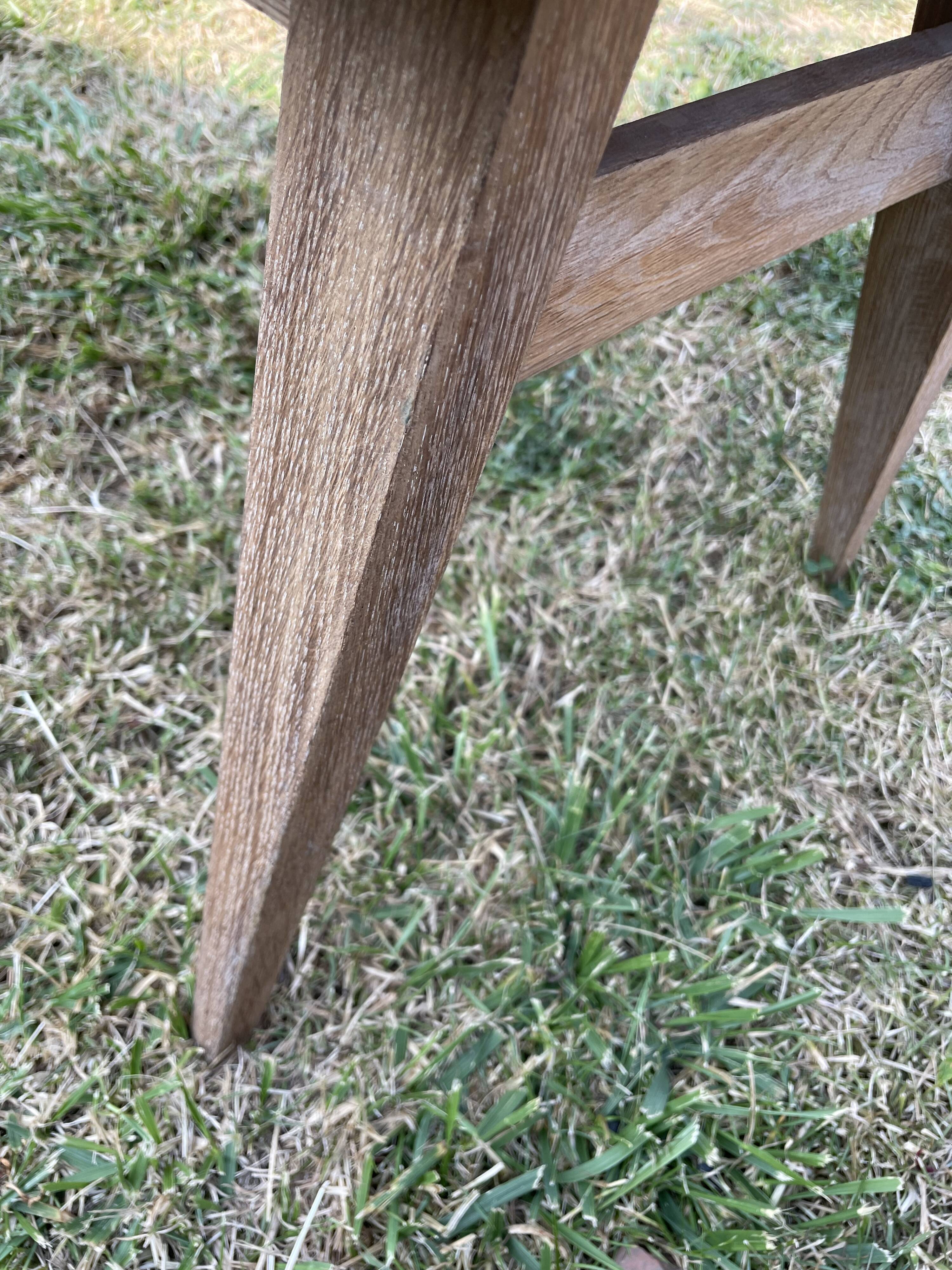 Set of 4 minimalist oak chairs from the 50s
