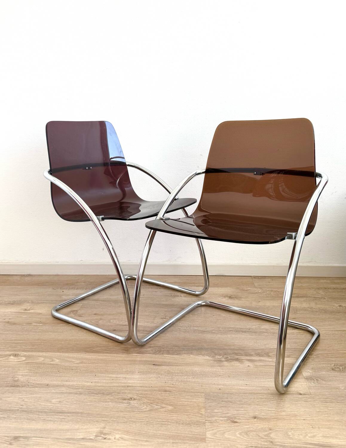 Pair of Blooming chairs by Yves Christin